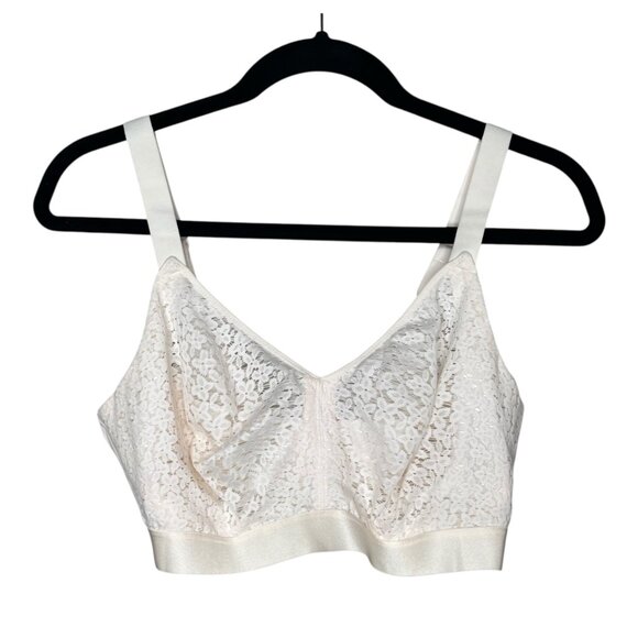 Chantelle Womens Norah Comfort Wireless ivory Bra Size 36F 13f8 - Picture 1 of 8